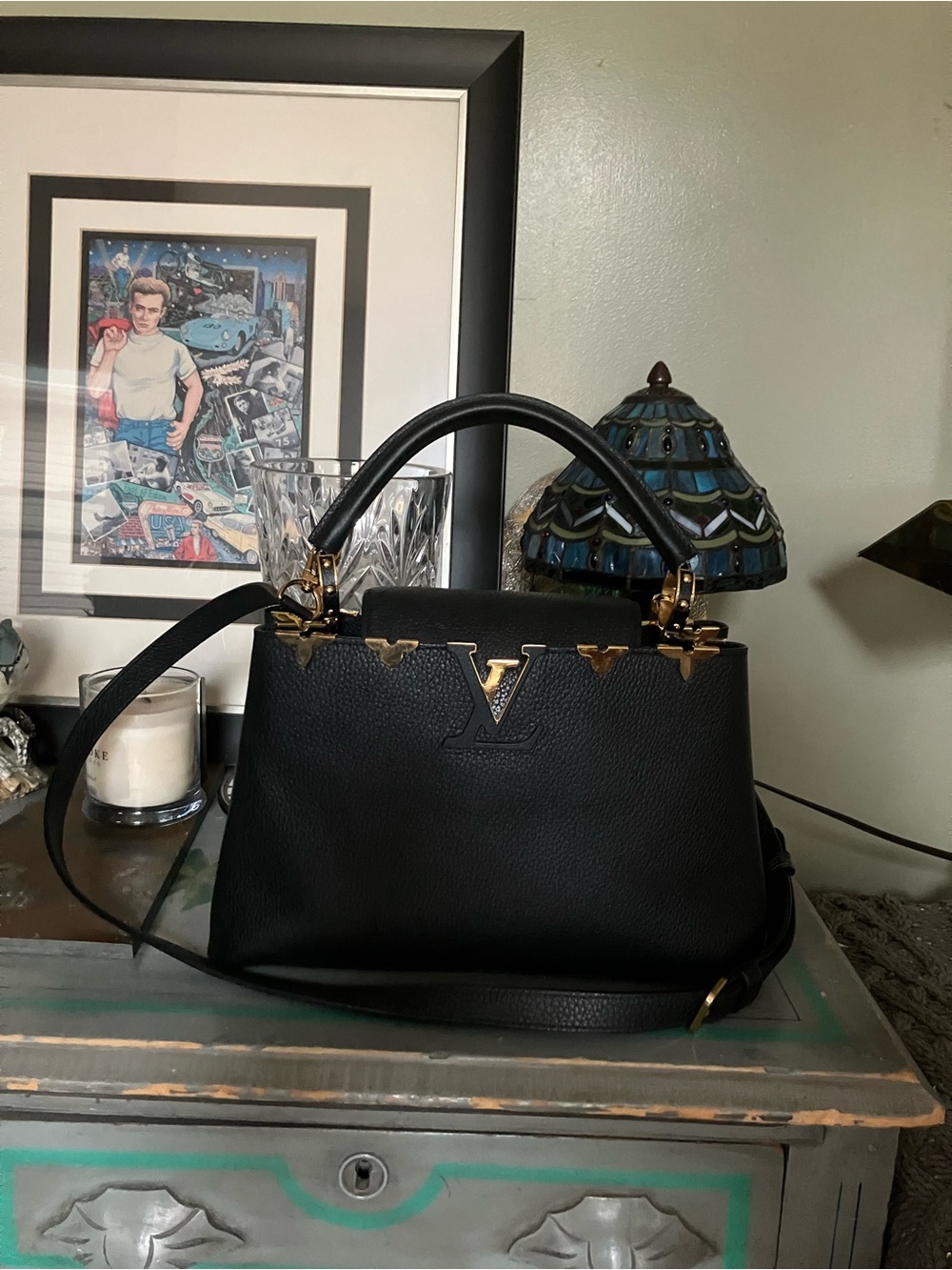 🔥24hrSALE! Louis Vuitton Capucines MM Top-Handle / Crossbody Bag - Picture 11 of 17